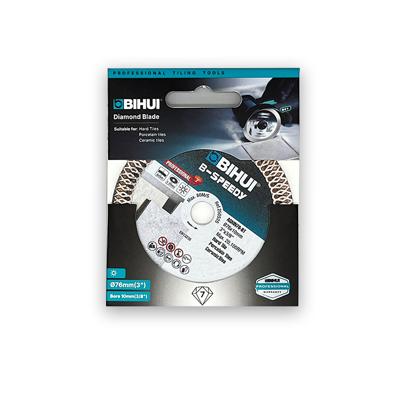 Bihui 76mm Diamond Blade for Mini Angle Grinder (AGMN76-BT)