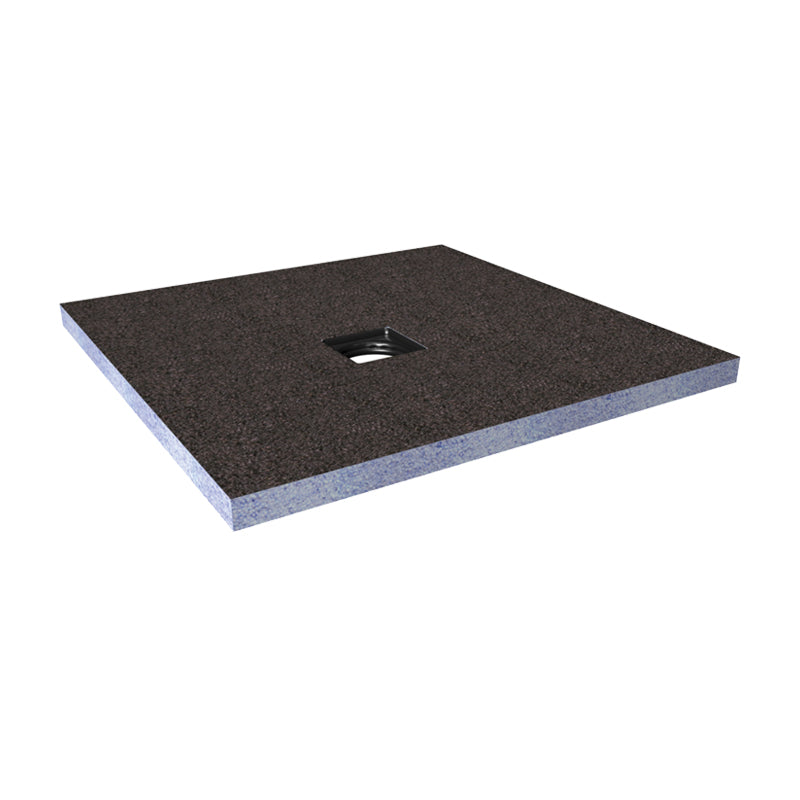 Elements Shower Tray 10x10 CENTRE | Buy Online | Tiles & Trims
