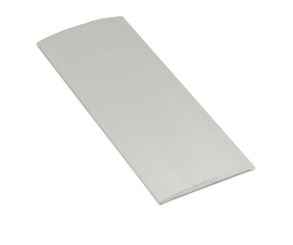 Matt Silver Aluminium Smooth Self Adhesive Cover 38mm x 3mm (CAS409.81)