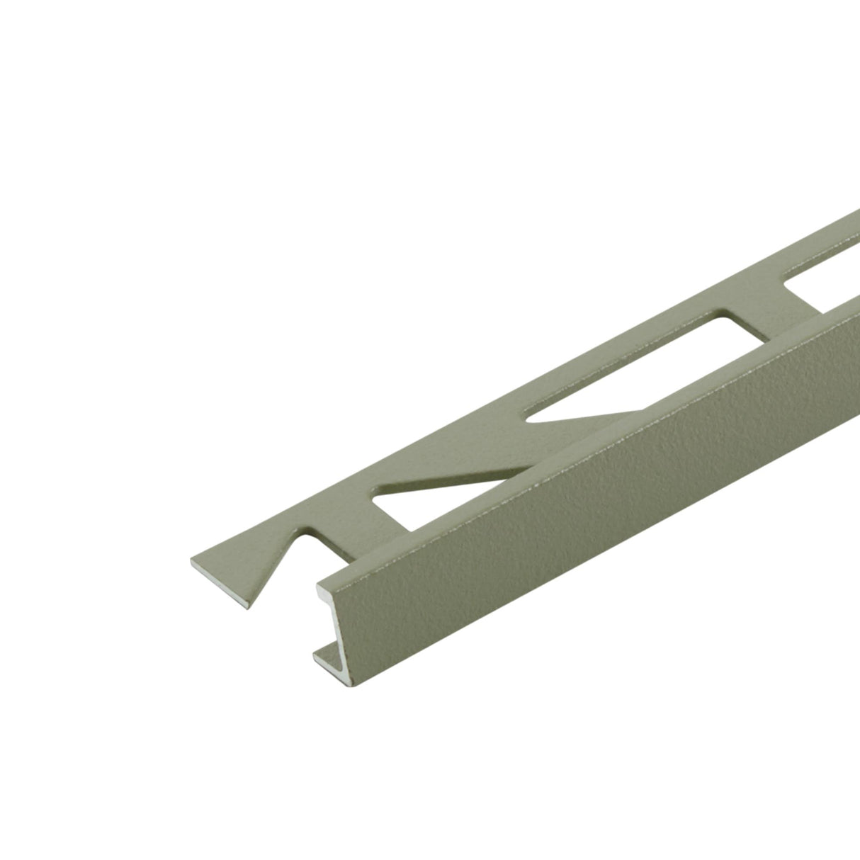 Dural L Shaped Tile Trim - Moss Grey