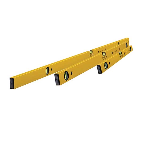 Stabila 70-2 Double Plumb Spirit Level Pack 60cm, 120cm & 180cm (STB702SET)