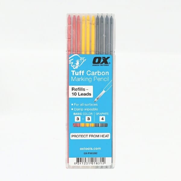 OX Tuff Carbon Basic Colour & Graphite (10PK)