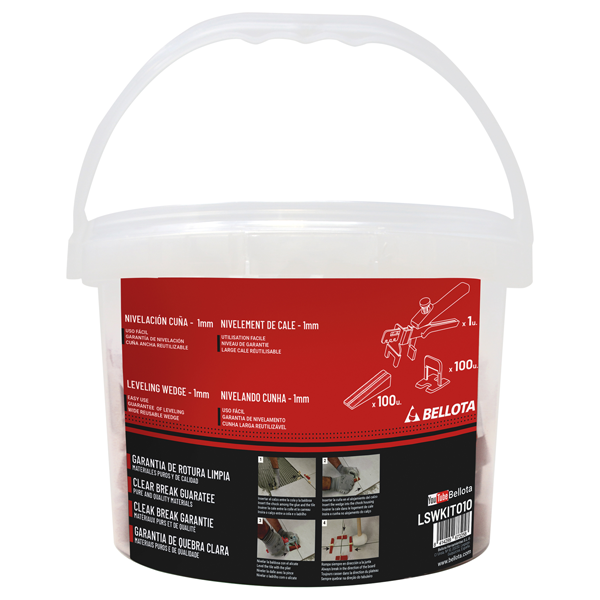 Bellota 1mm Wedge Levelling System Kit (LSWKIT010)
