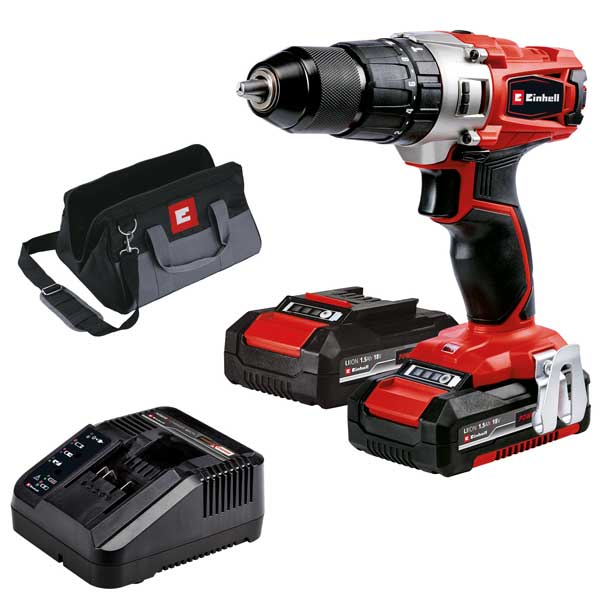 Einhell 18v Impact Drill TE-CD 18/2 LI-I Kit (4513834)