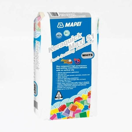 Mapei Keraquick Rapid Set S1 Adhesive White 20kg (0125120)