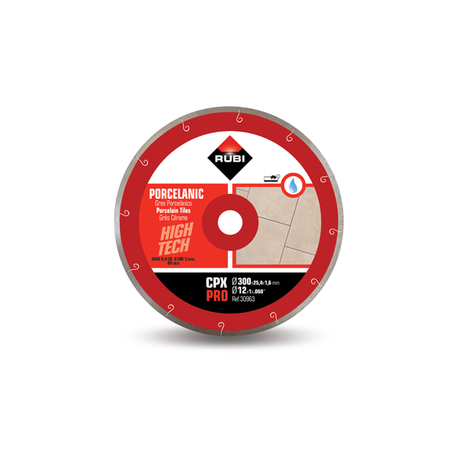 Rubi 300mm Jslot-CPX Porcelain Diamond Blade (30963)