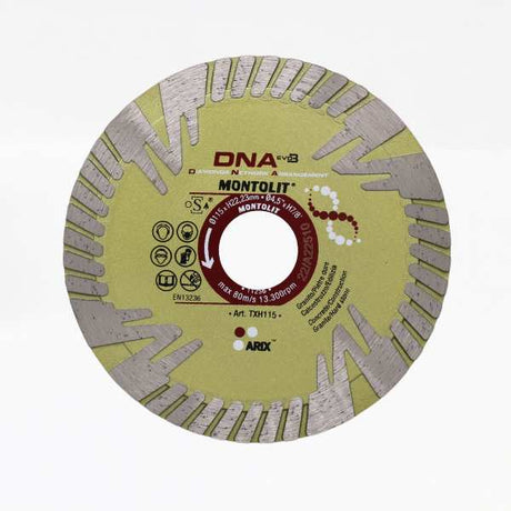 Montolit TXH115 DNA Diamond Blade (TXH115)