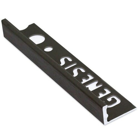 Genesis Black Straight Edge Tile Trim