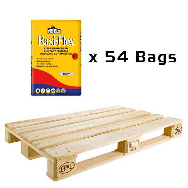 Palace Easi-Flex Wall & Floor Adhesive - Grey - Full Pallet 54 Bags