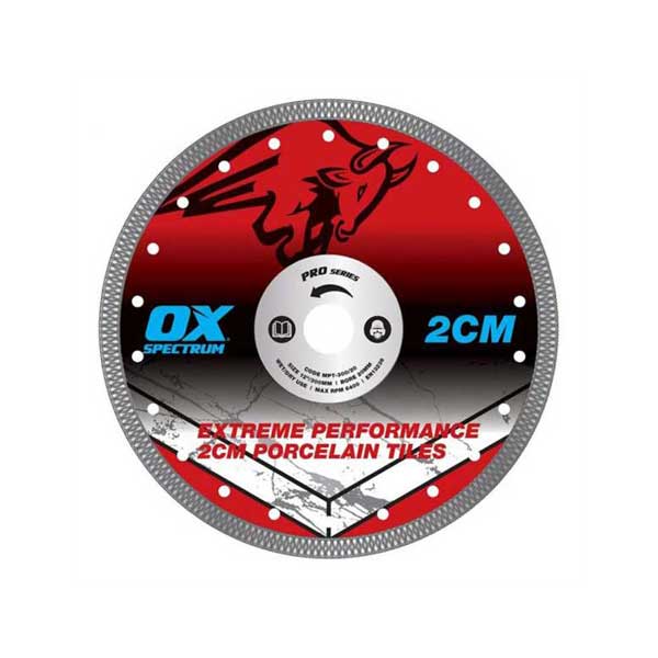 OX Pro 2cm 125mm - 2cm Porcelain Blade (2CM-125/22)