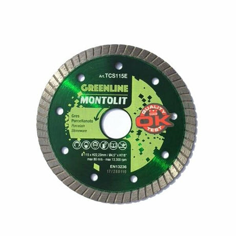 Montolit TCS 115mm Diamond Blade (TCS115E)
