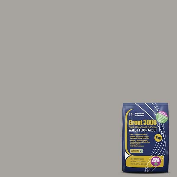 Tilemaster Grout 3000 Flexible Fast Setting Grout 5KG (Almond)