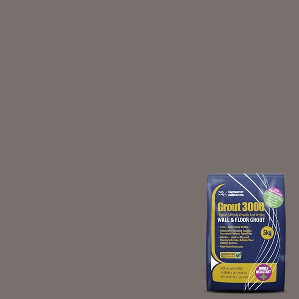 Tilemaster Grout 3000 Flexible Fast Setting Grout 5KG (Gravel)