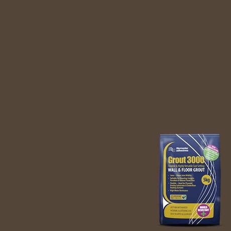 Tilemaster Grout 3000 Flexible Fast Setting Grout 5KG (Hazelnut)