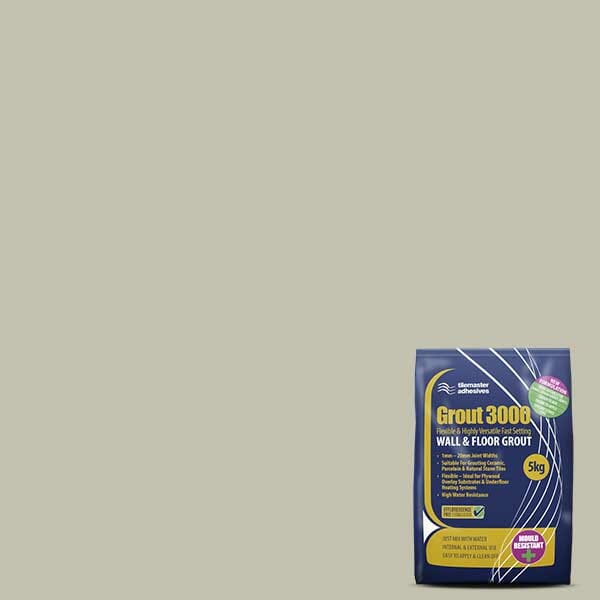 Tilemaster Grout 3000 Flexible Fast Setting Grout 5KG (Jasmine)