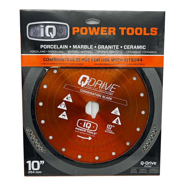 IQ  10" Q-Drive Combo Tile Blade iQTS244