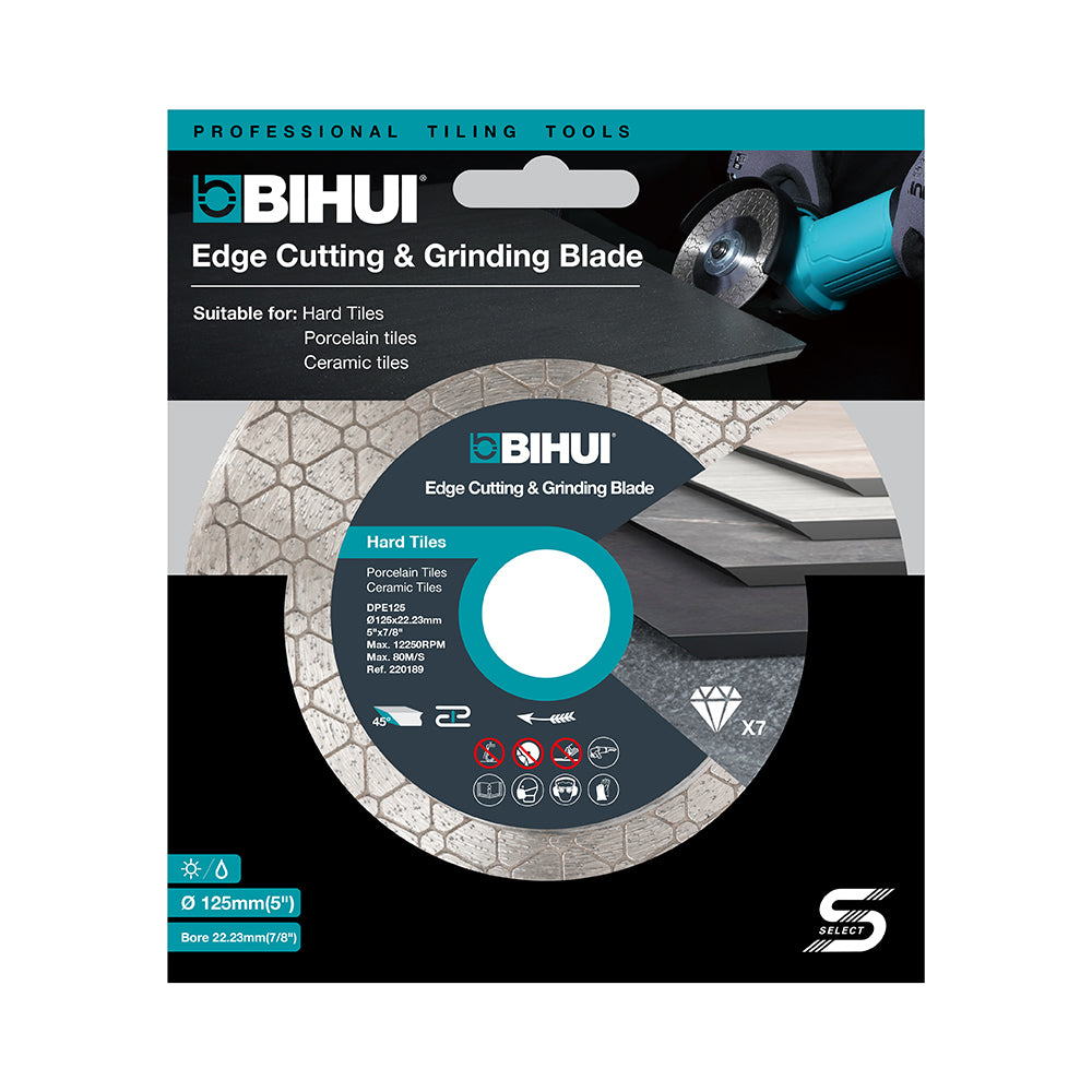 BIHUI - Hot Pressed Grinding Diamond Blade 125mm (BU-DPE125)