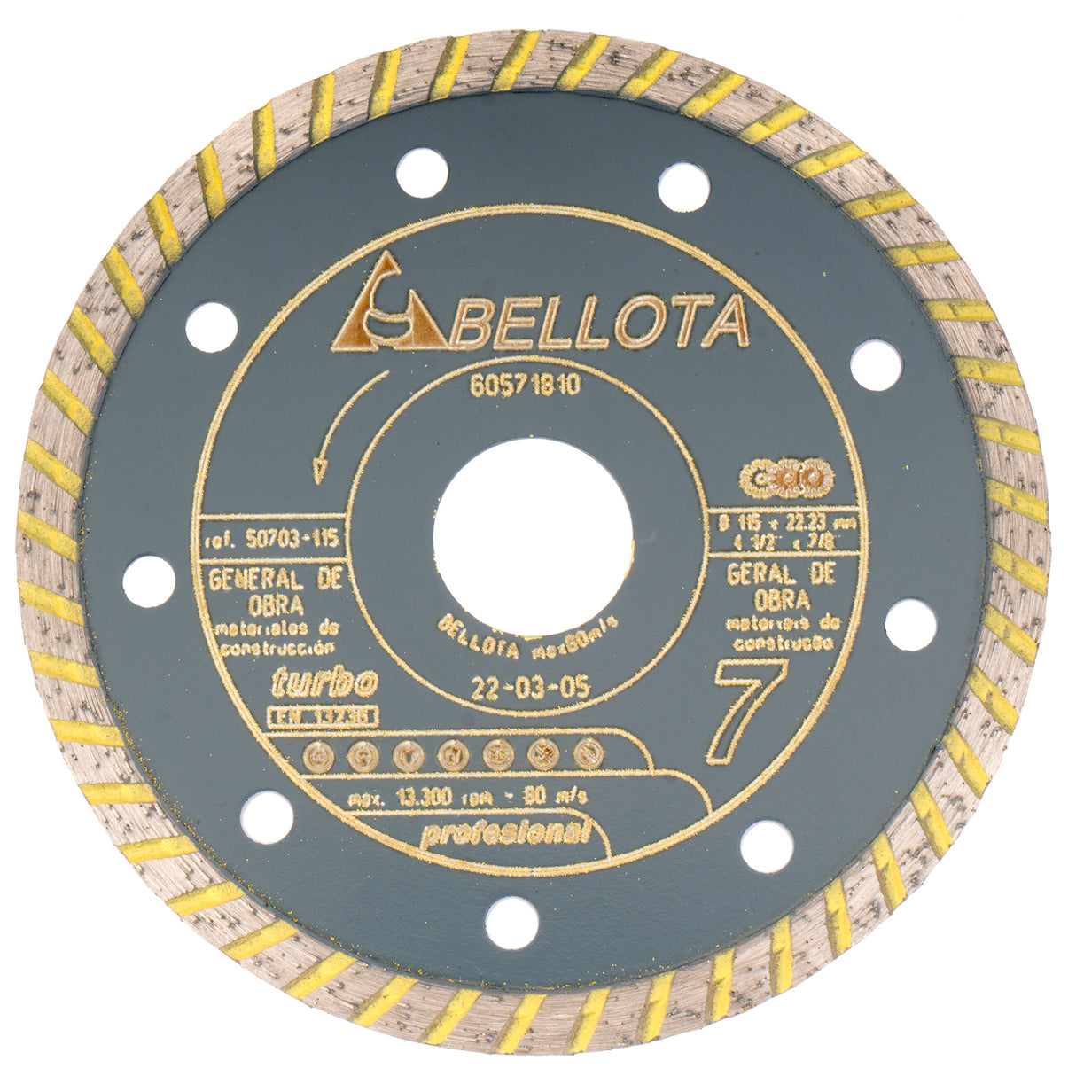 Bellota 115mm Diamond Disc General Purpose (50703115)