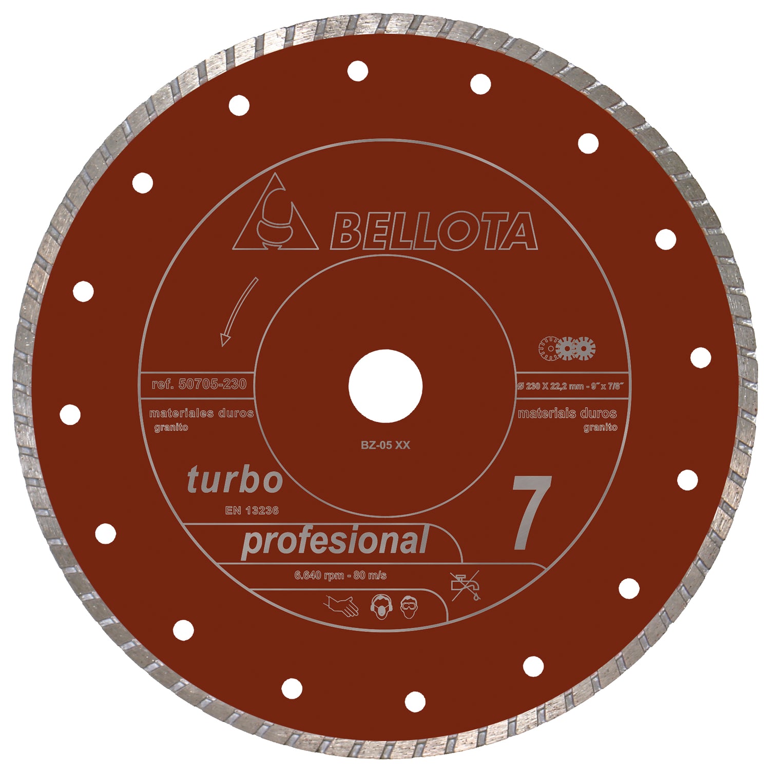 Bellota 230mm Diamond Disc Hard Materials (50705230) | Buy Online ...