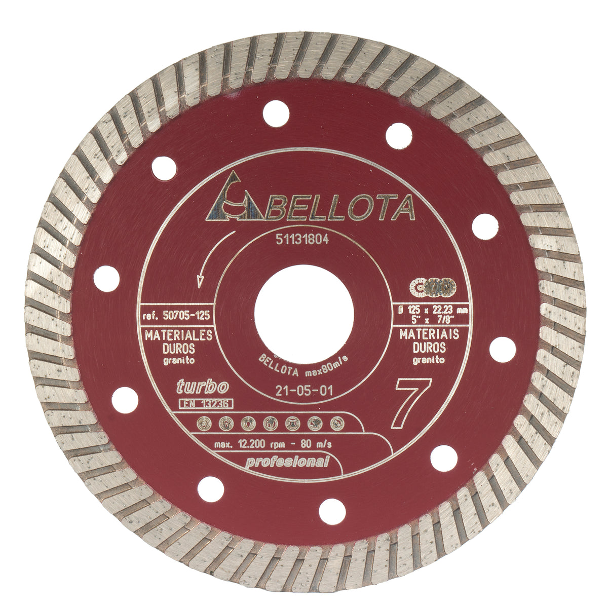 Bellota 125mm Diamond Disc Hard Materials (5070512) | Buy Online ...
