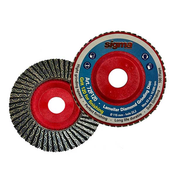 Sigma Diamond Grinding Cup Wheel 115mm - 120 Grit (72F120)