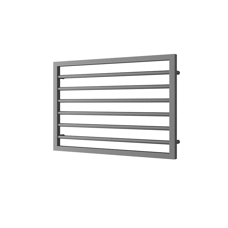 Metro Grey Textured Mild Steel Towel Warmer