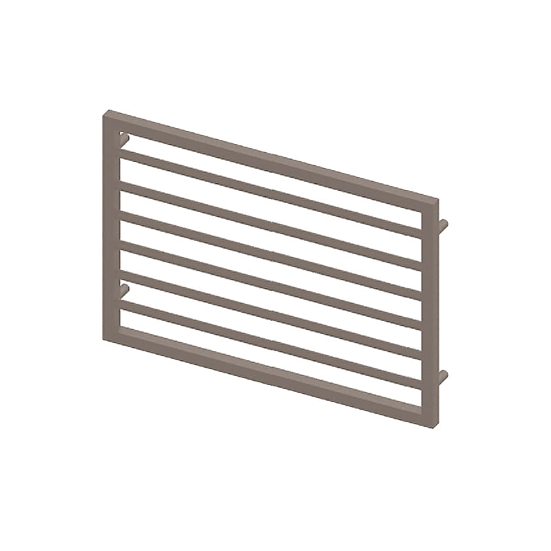 Metro Terra Matt Mild Steel Towel Warmer