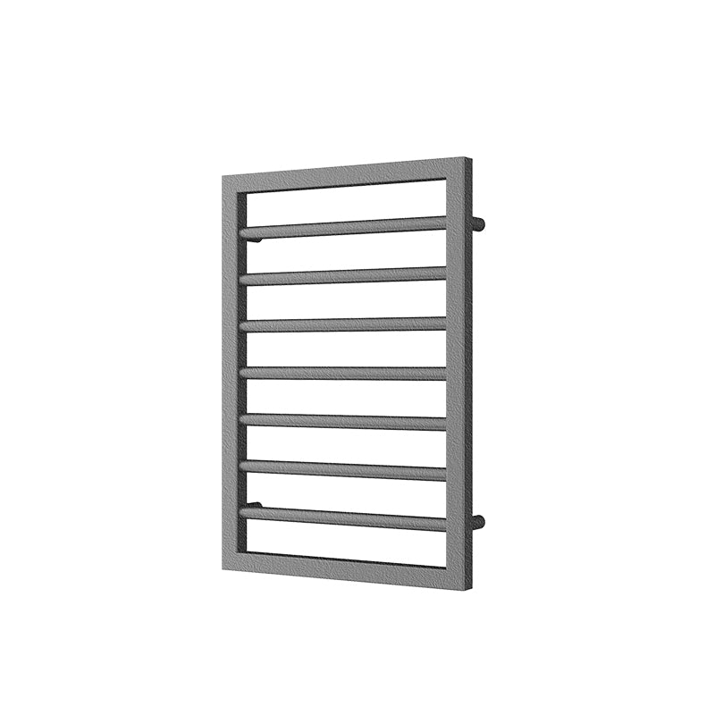 Metro Grey Textured Mild Steel Towel Warmer