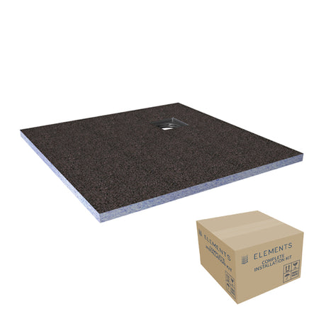 Elements Level Access Kit Square Drain 9x9 Corner