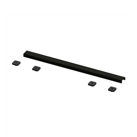 Linear Waste Cover 600mm Matt Black