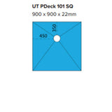 ProDeck Square Tileable Shower Tray - 900 x 900 x 22mm