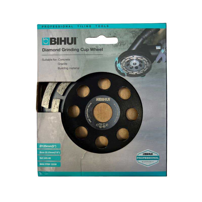 Bihui Grinding Diamond Dual Row Wheel 125mm (BU-DCWD5)
