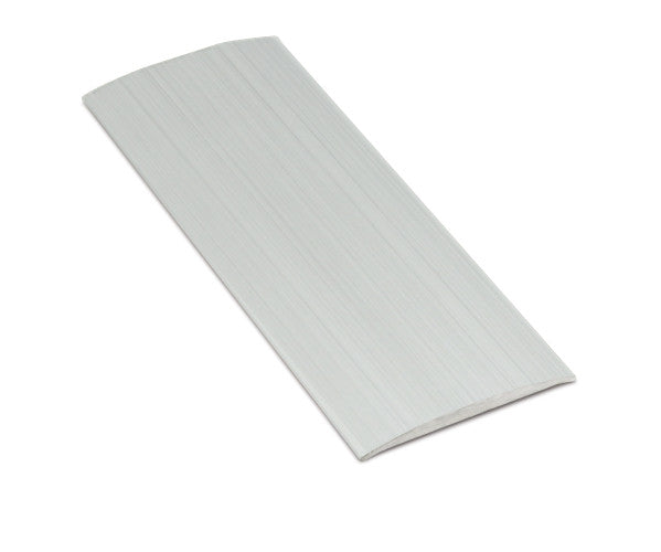 Brushed Silver Aluminium Smooth Self Adhesive Cover 38mm x 3mm (CAS409.94)
