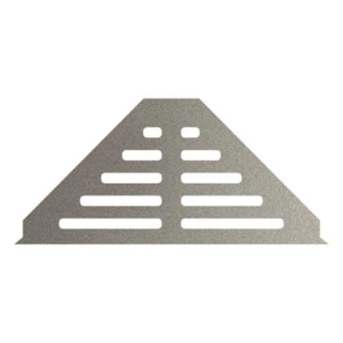 Genesis Aluminium Retro-Fit Shower Shelf - Bath Stone