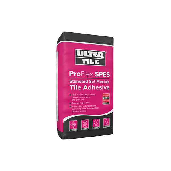 Ultra ProFlex SPES White Standard Set Flexible Tile Adhesive