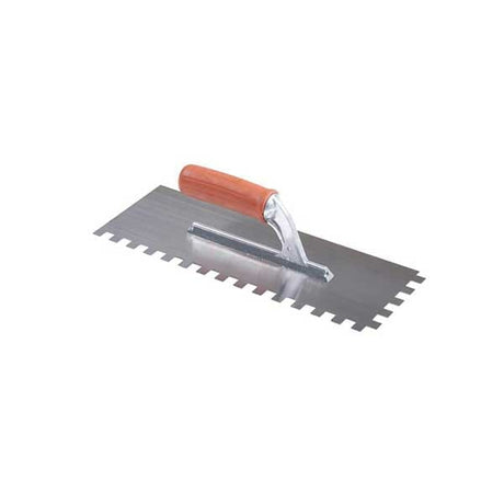 Raimondi 12mm Notched Trowel With Rubber Handle (184Q12G)