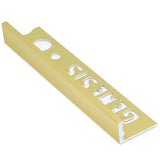 Genesis Bright Brass Straight Edge Tile Trim