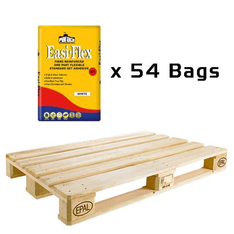 Palace Easi-Flex Wall & Floor Adhesive - White - Full Pallet 54 Bags