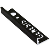 Genesis Matt Black Straight Edge Tile Trim