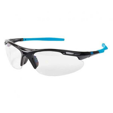 PROFESSIONAL WRAP AROUND SAFETY GLASSES CLEAR (OX-S248101)